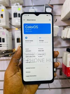 Oppo A18 128 GB Black
