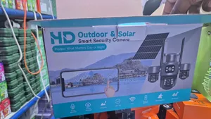 4g Sim Card Solar Powered Wifi Security Surveillance 360°Triple Camera