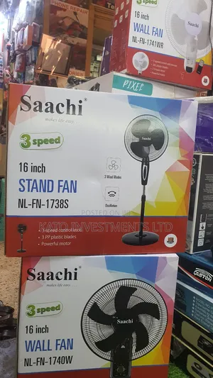 Saachi Fan Stand Black Nl-fn-1738s
