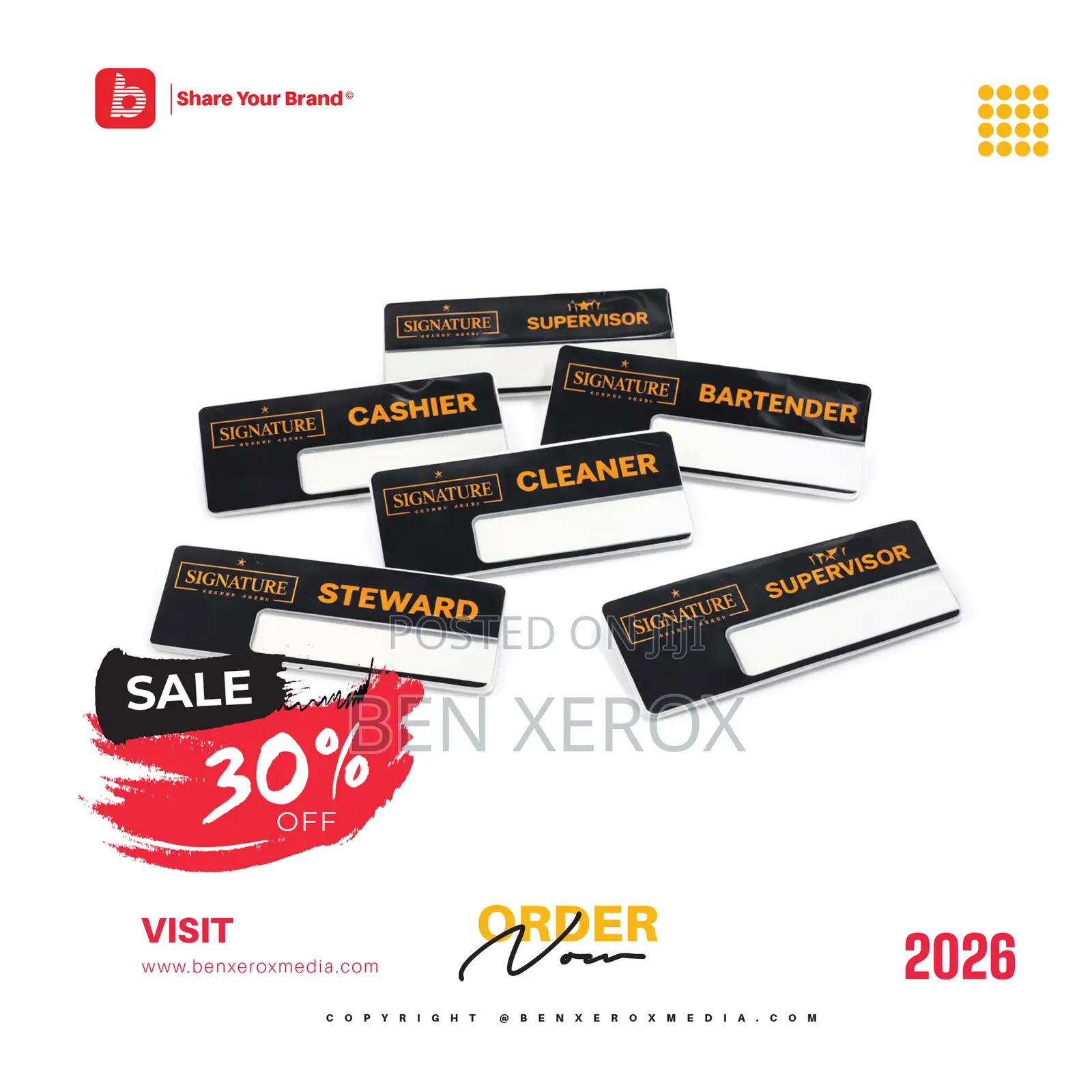 Name Tags Branded