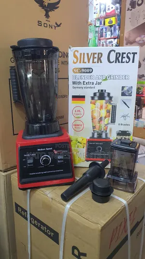 4l Silvercrest Blender With Extra Jar 8 Blades