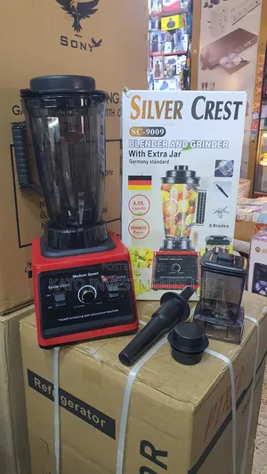 4l Silvercrest Blender With Extra Jar 8 Blades