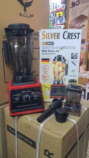 4l Silvercrest Blender With Extra Jar 8 Blades