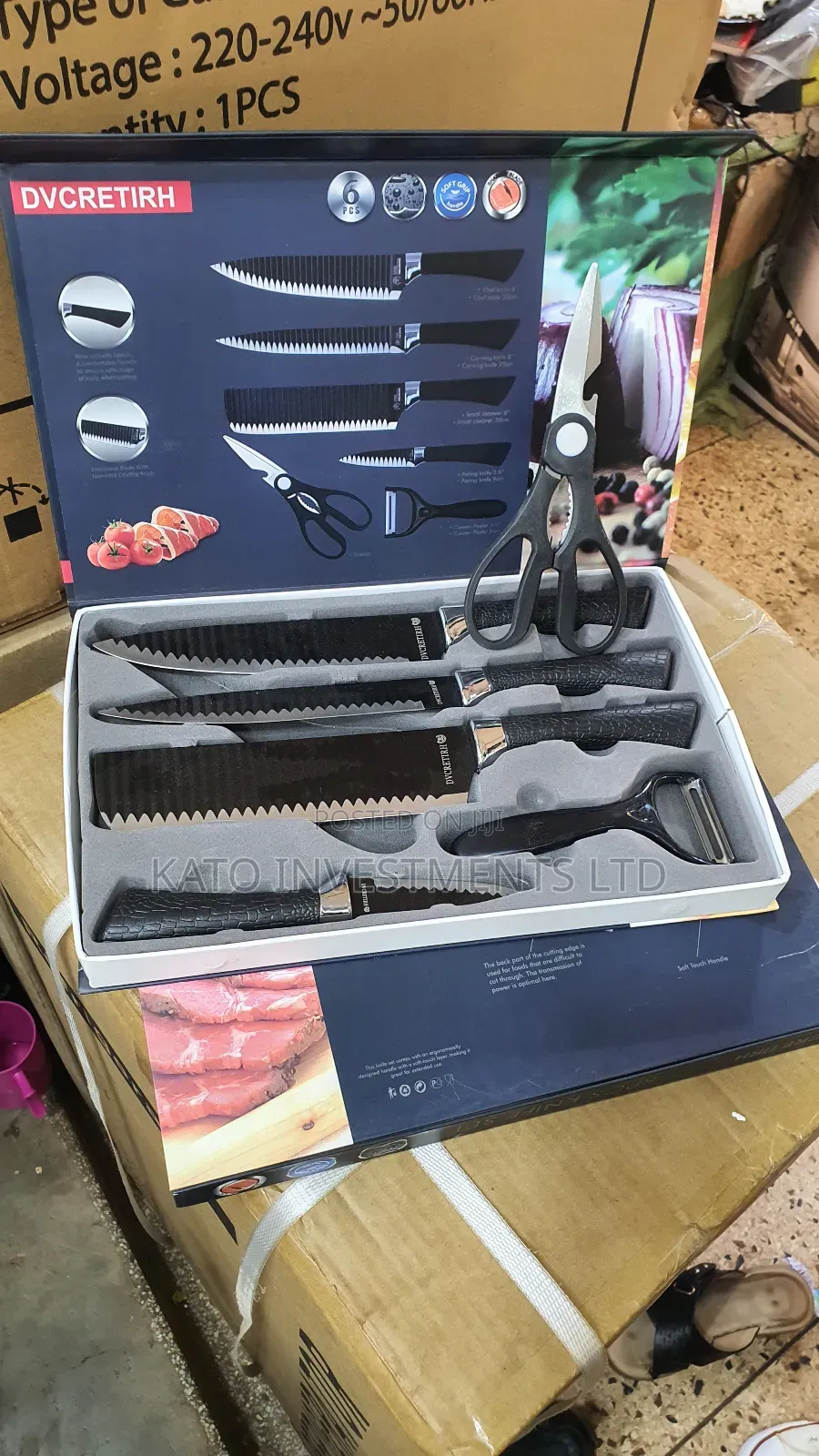 6pc Chef Kitchen Knife Set