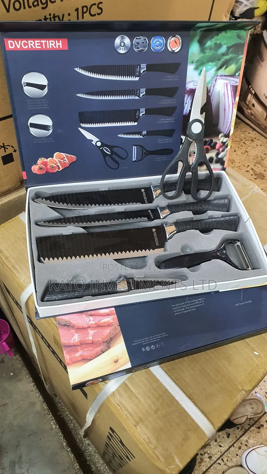 6pc Chef Kitchen Knife Set