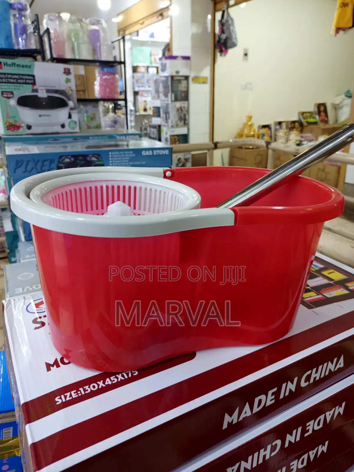360-degree Spin Mop And Bucket Set.