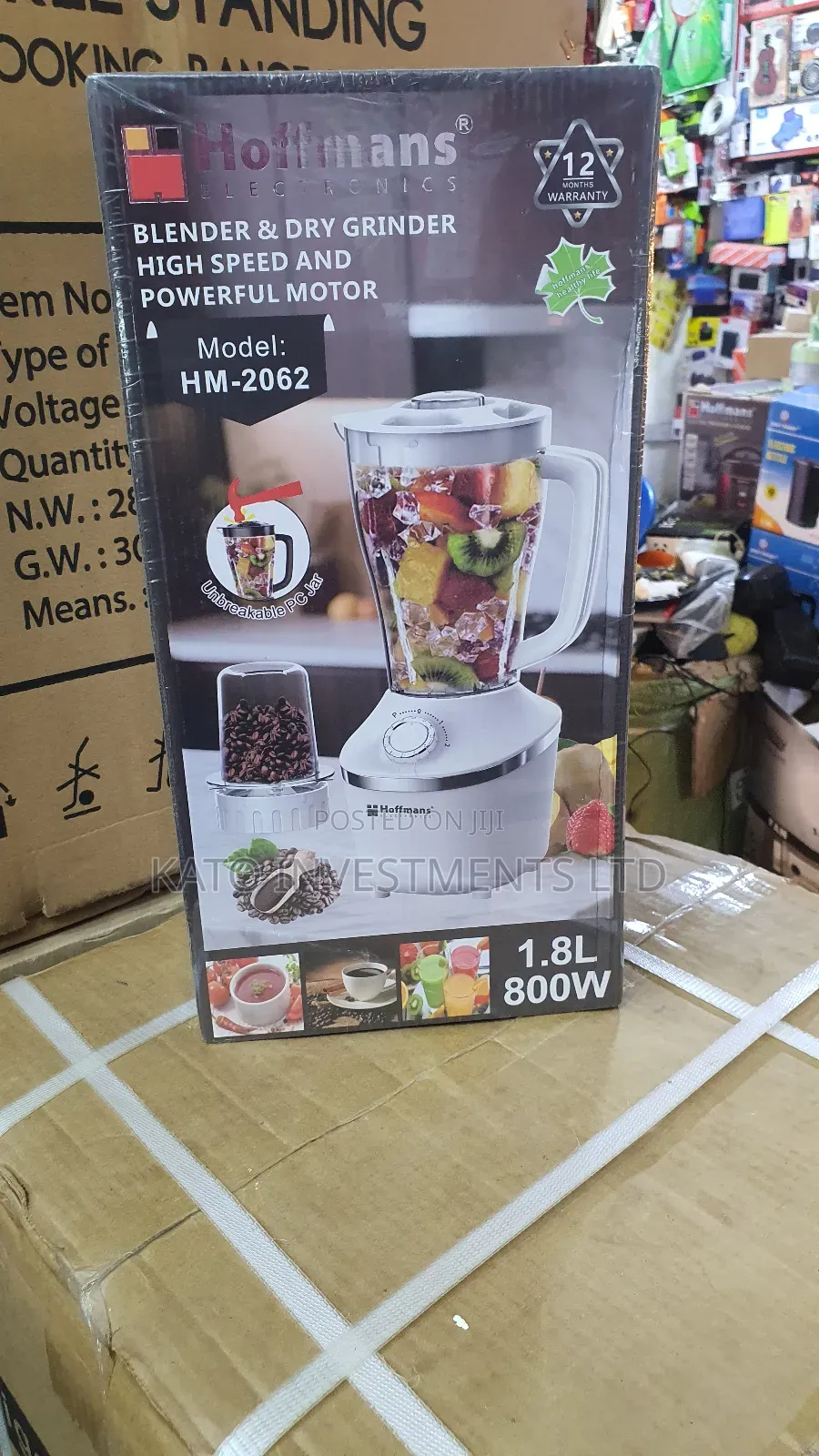 Hoffmans Electric Blender 1.8l