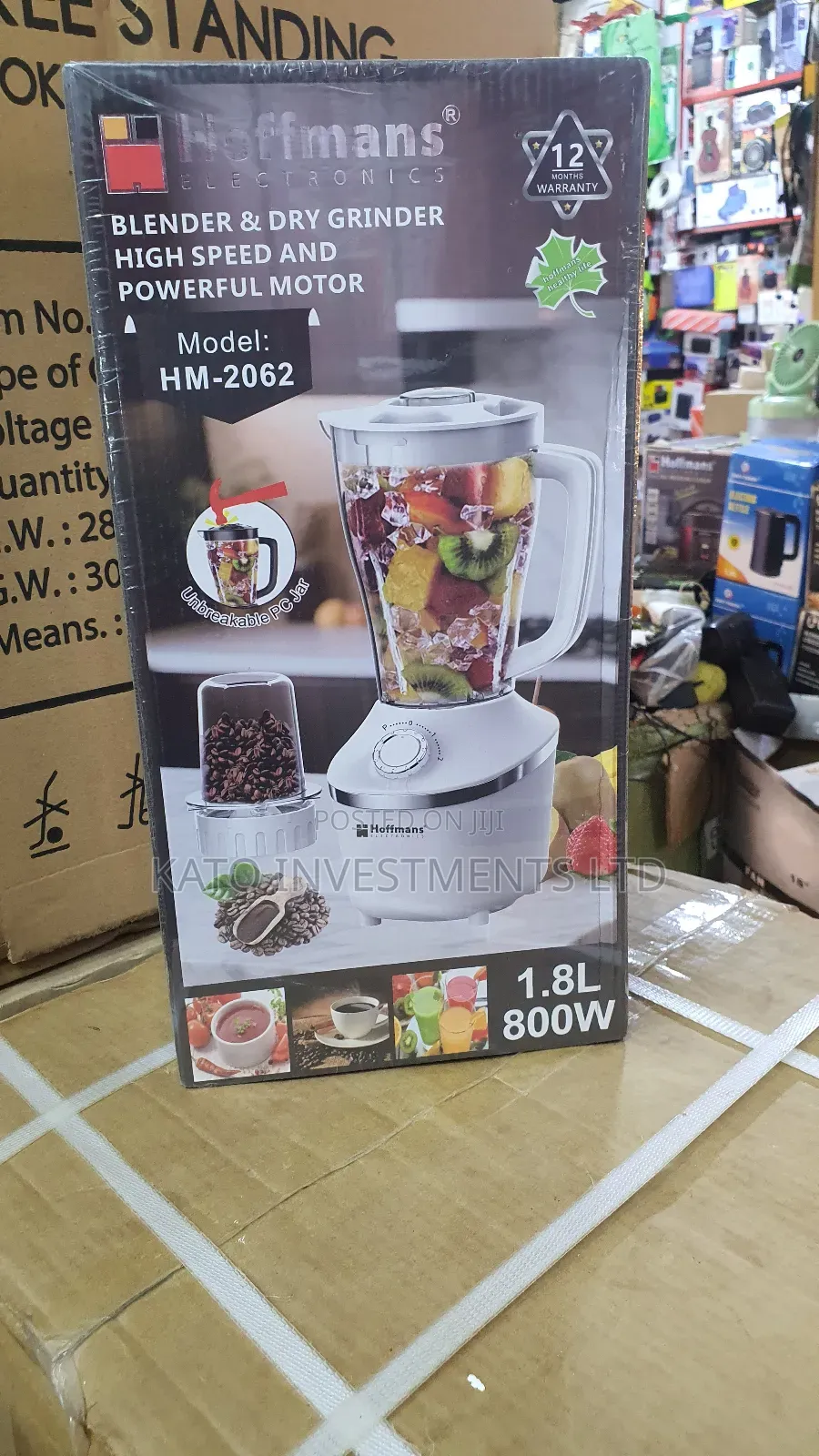 Hoffmans Electric Blender 1.8l