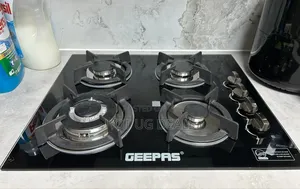 Geepas 4 Burners Gas Cooker With Built-in Gas Hob, Auto Ignition
