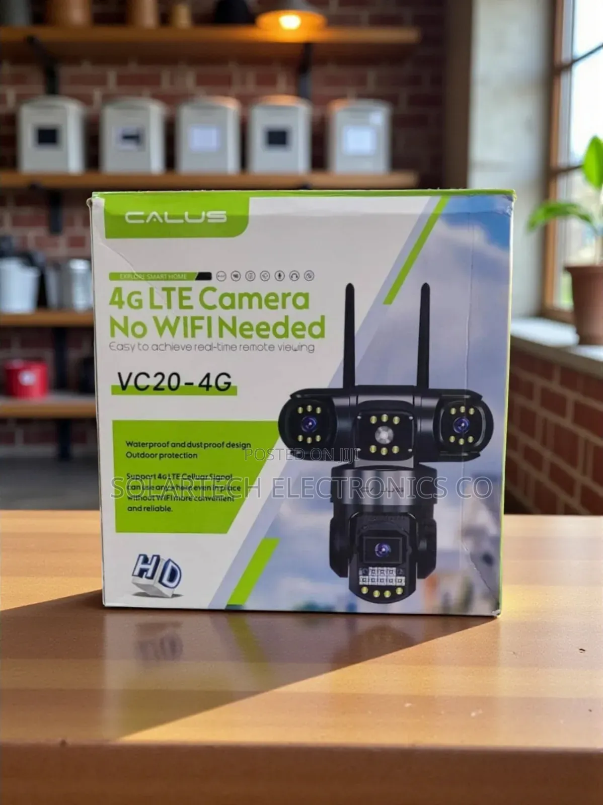 Hd Wireless Wifi Solar Camera – 4 Lens Smart Control