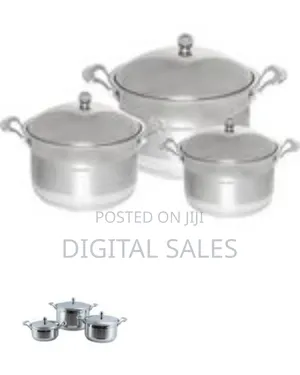 Stainless Steel Cooking Pot Set With Lids