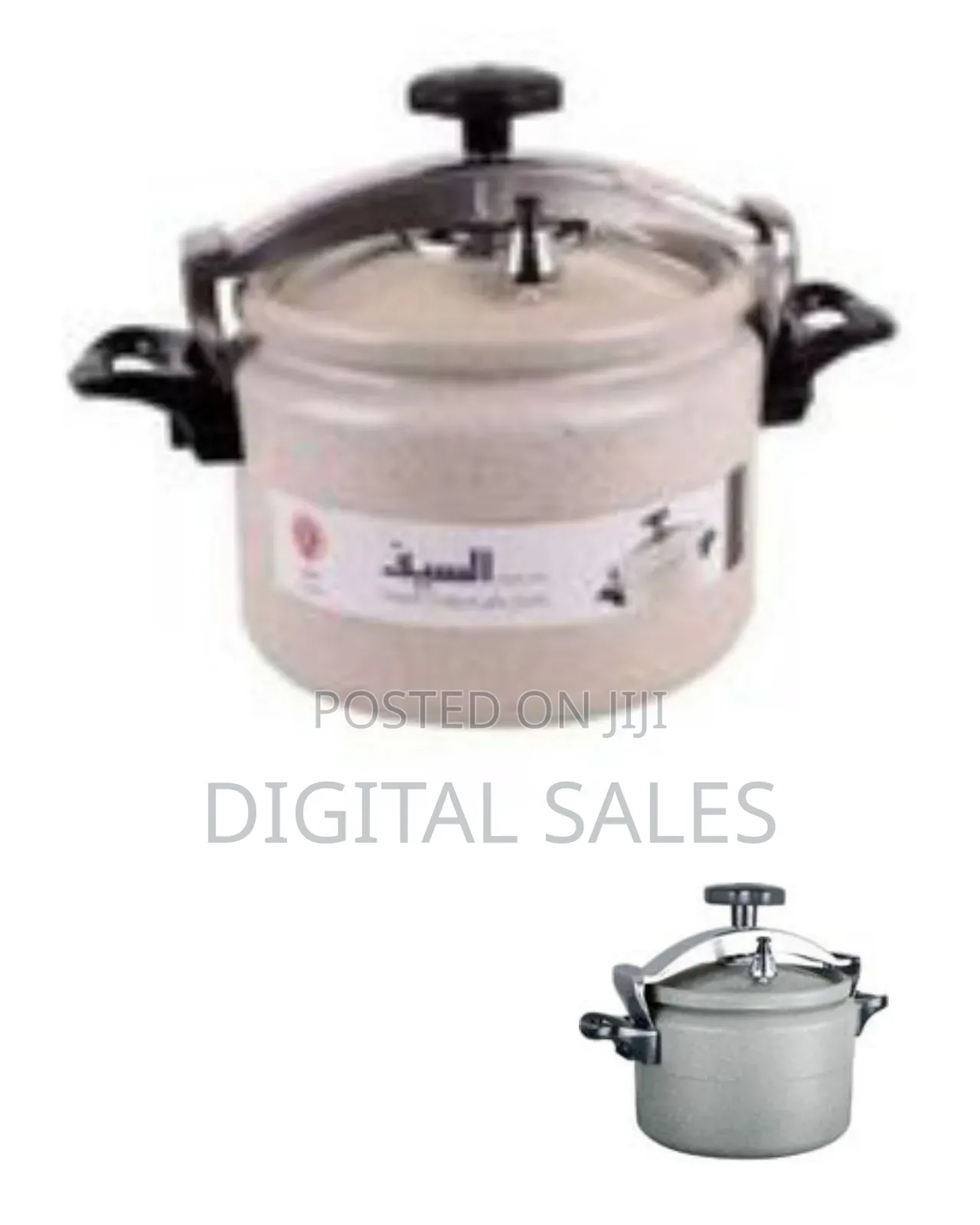 Durable Pressure Cooker With Speckled Finish