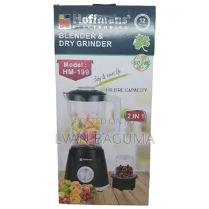 Hoffmans 2 in 1 Blender Dry Grinder (Hm-199 ) - 12 Months Warranty