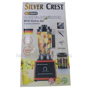 Silver Crest (Sc-9009) Blender and Grinder - 8,000 Watts