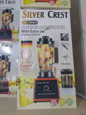 Silver Crest (Sc-9009) Blender and Grinder - 8,000 Watts