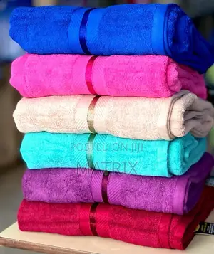 Cotton Bath Towel, Large Size 90x170cm- Multicolor