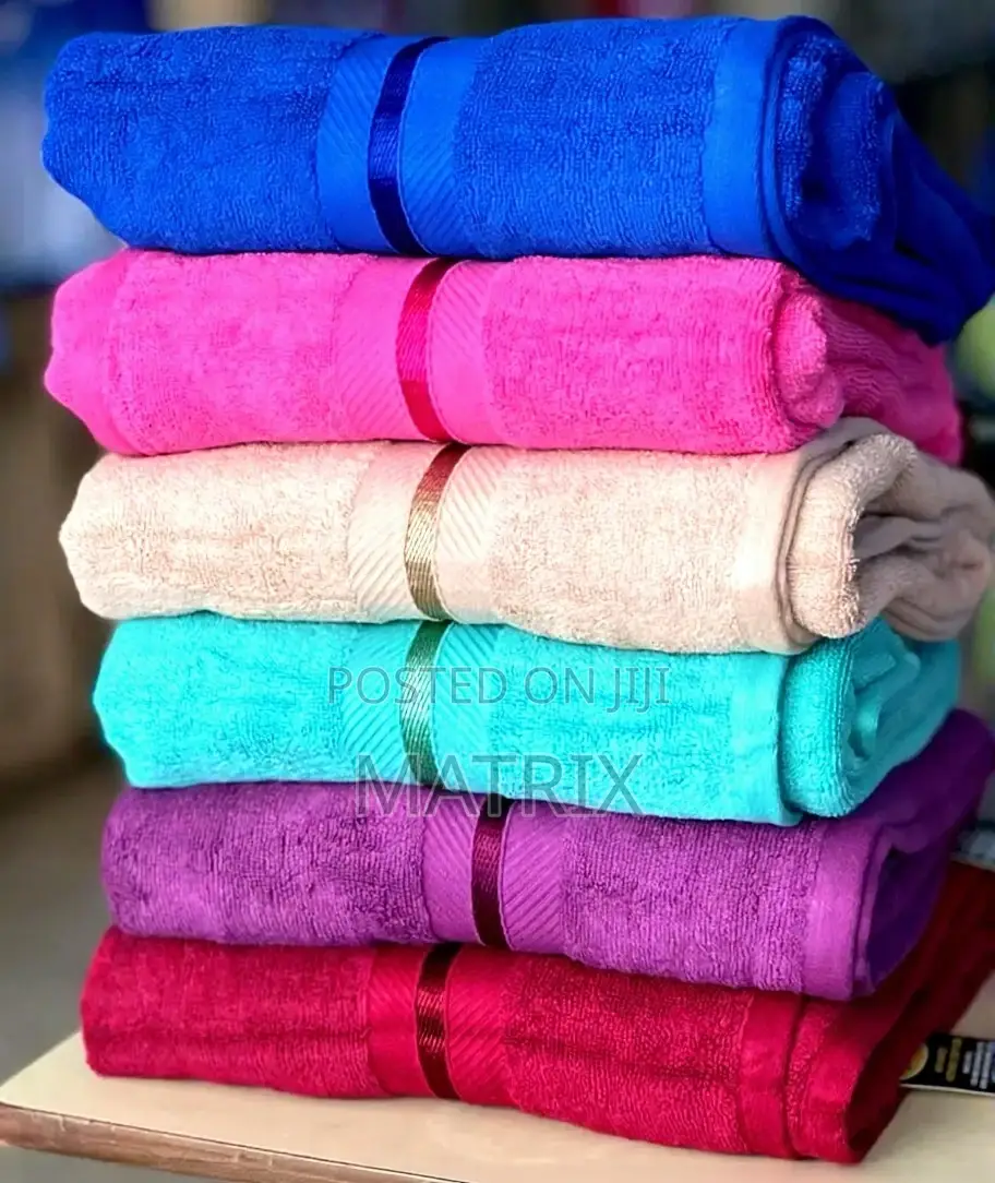 Cotton Bath Towel, Large Size 90x170cm- Multicolor