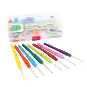 Complete Knitting Crochet Set – Durable Needles, Hooks Accessories