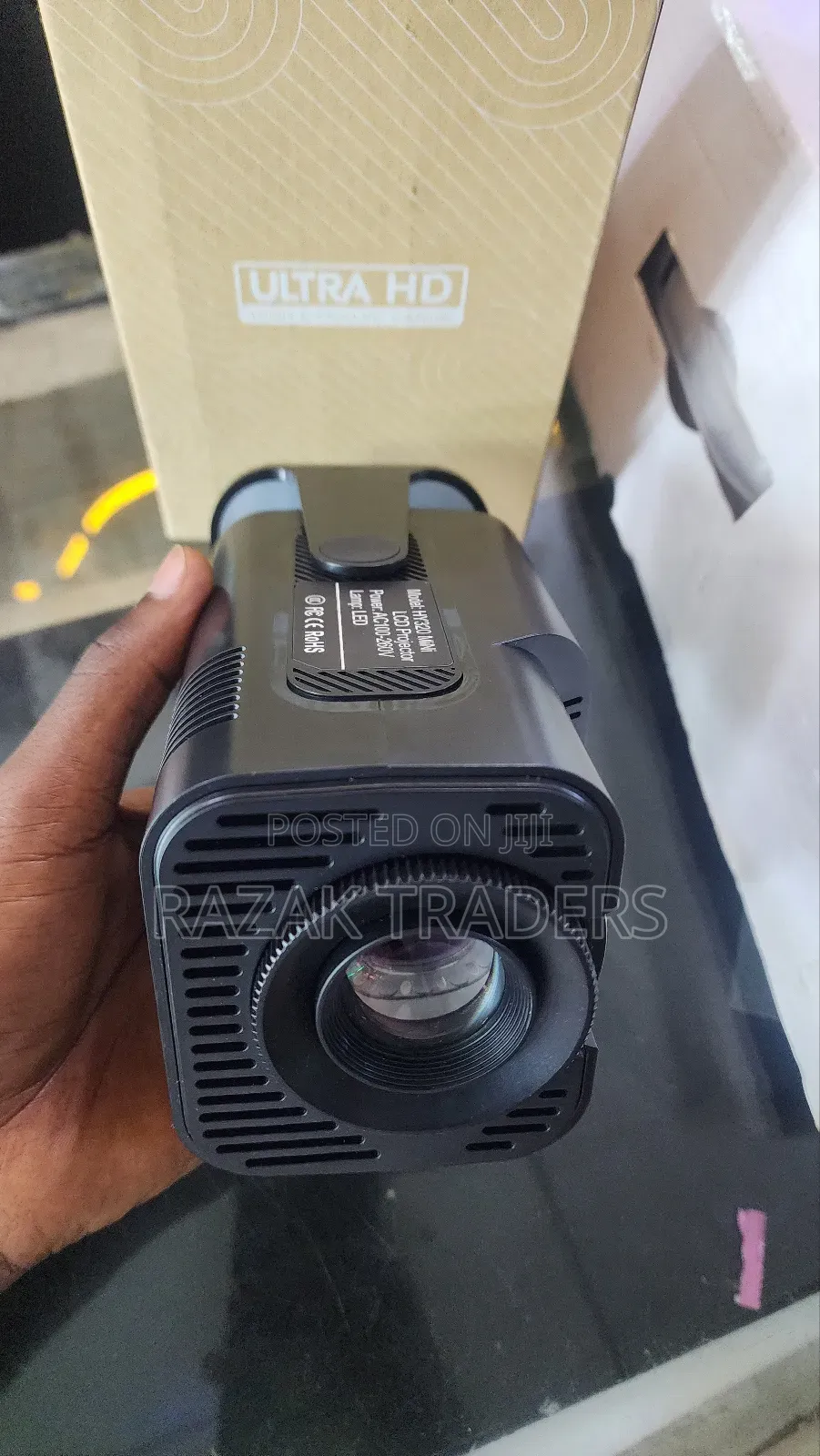 Hy320 Mini Projector, Native 1080p Full Hd Support Outdoor