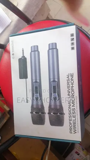 Professional Universal Wireless Dual Microphones With Receiver