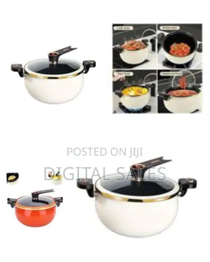 Stylish Modern Casserole Pot / Stockpot With Tempered Glass Lid