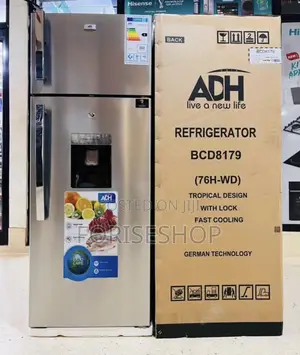 Adh 270 Litres Double Door Refrigerator With Dispenser