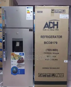 Adh 276 Litres Double Door Fridge With Dispenser