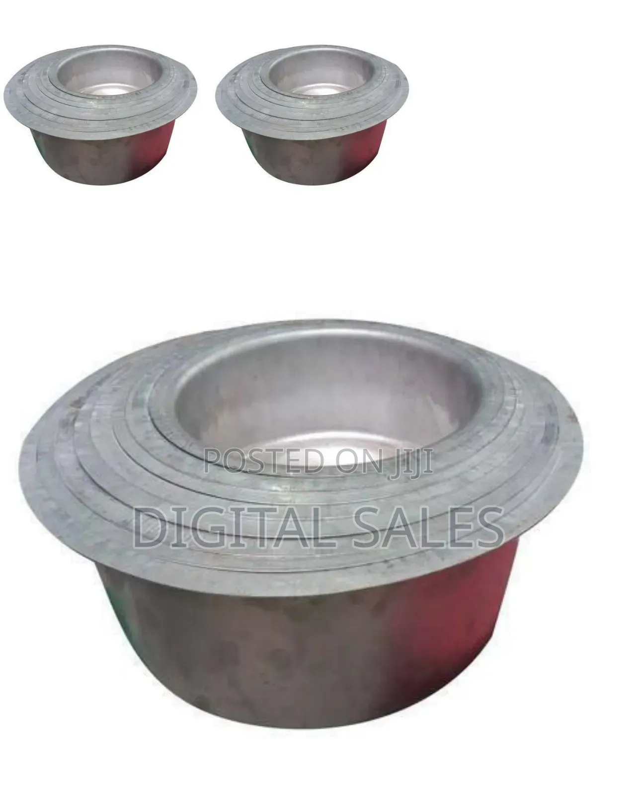 8 Piece Set Of Aluminum Saucepans