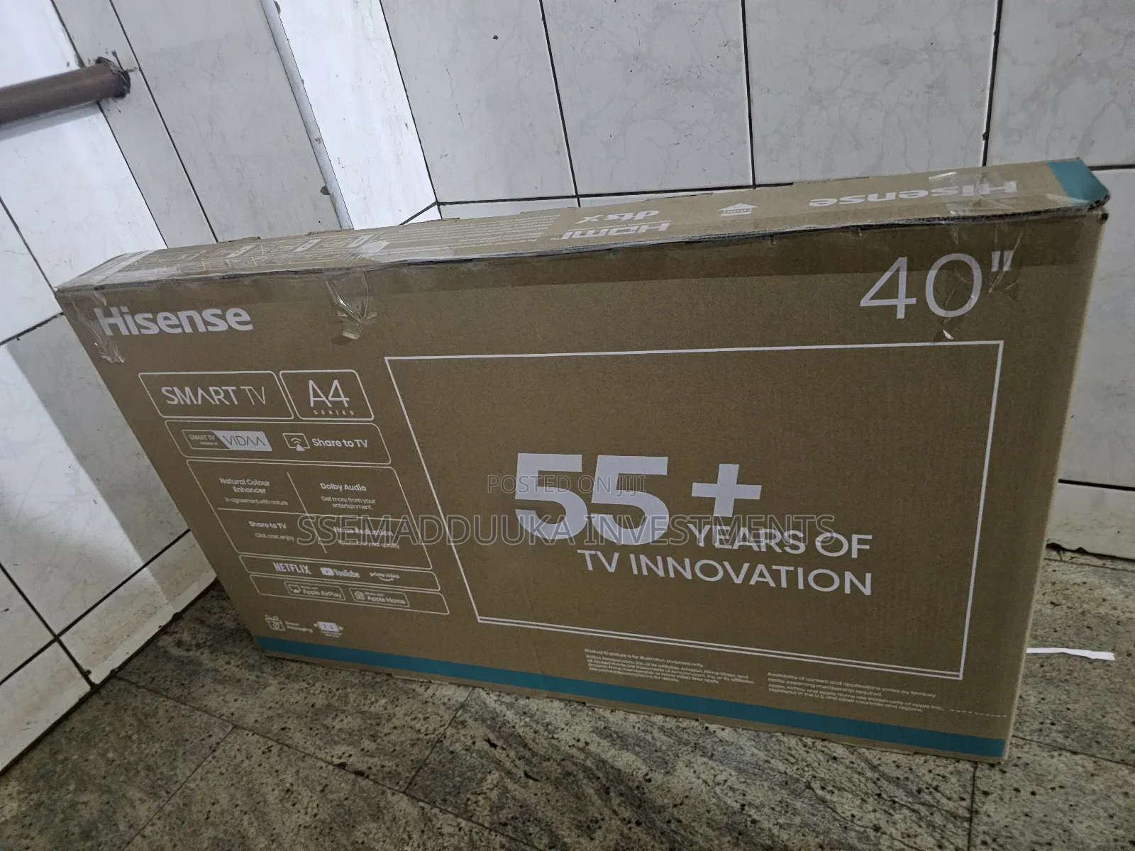 Hisense 40 Inches Frameless Smart Tv