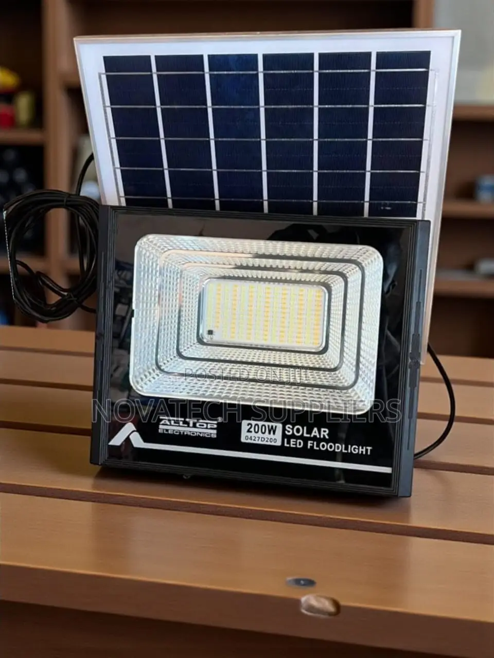 Alltop 200w Solar Flood Light – Reliable Night Lighting