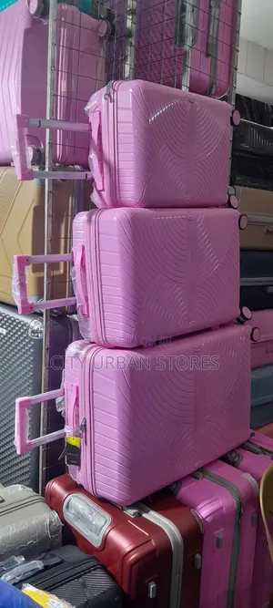 4wheels Plastic Rubber Large Suitcases