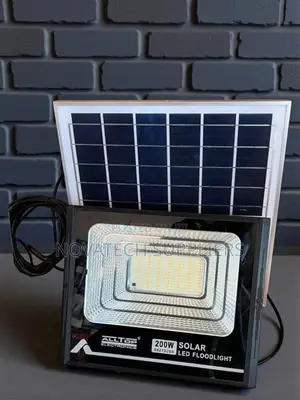 Alltop 200w Solar Flood Light – Durable Design