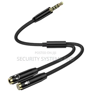 3.5mm Headphone and Microphone Splitter Cable - Y Cable