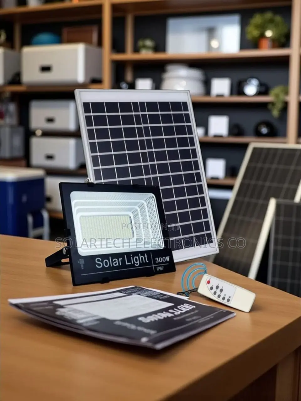 300w Automatic Solar Flood Light – Durable Powerful