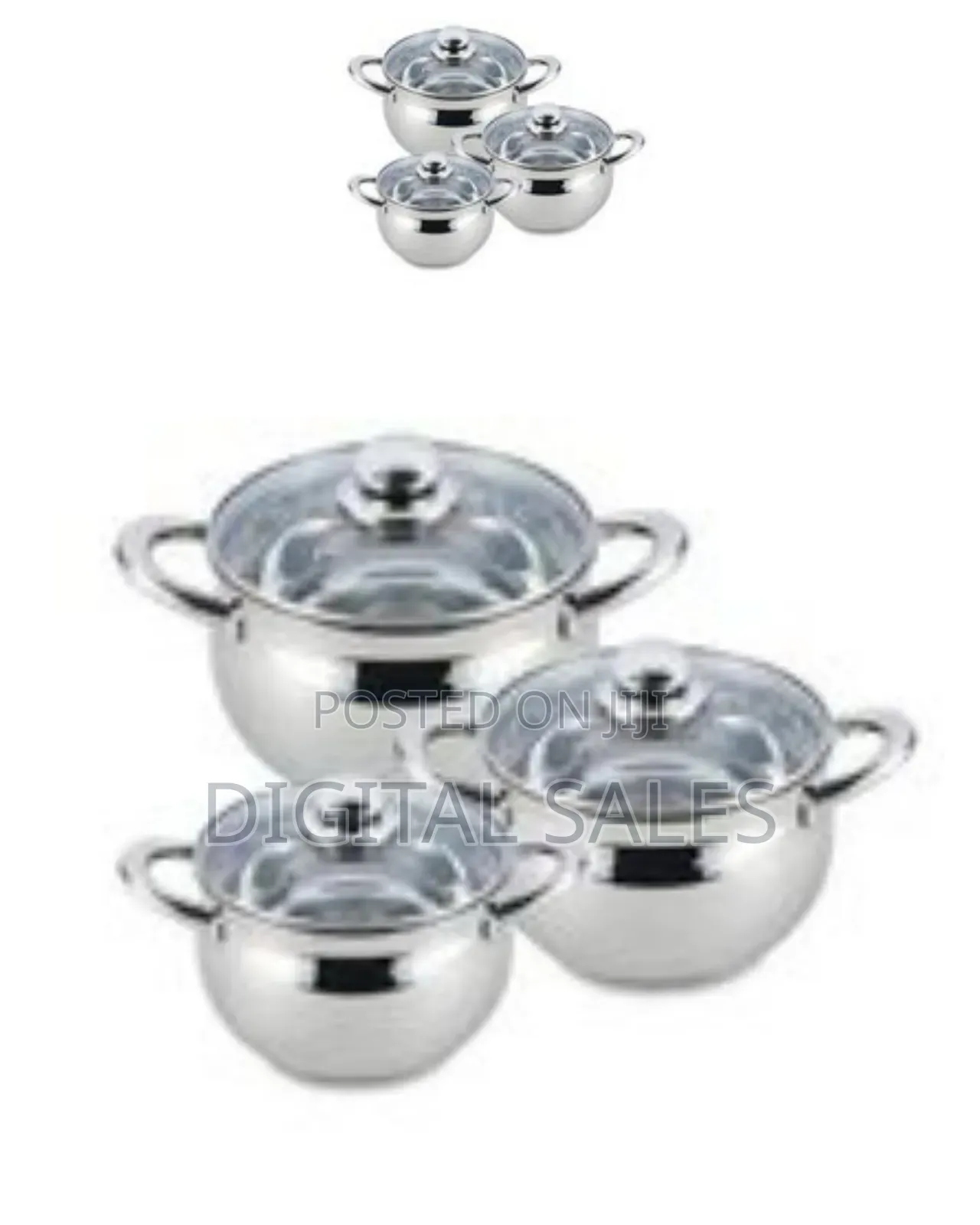 6 Pieces Set Of Heavy Duty Stainless