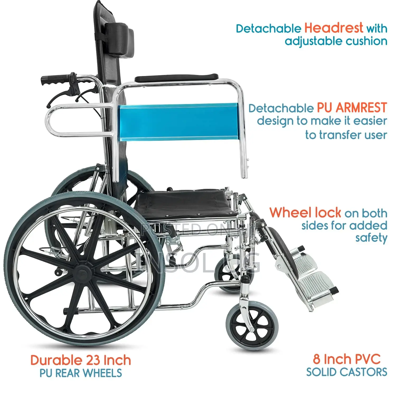 High Backrest Wheelchair