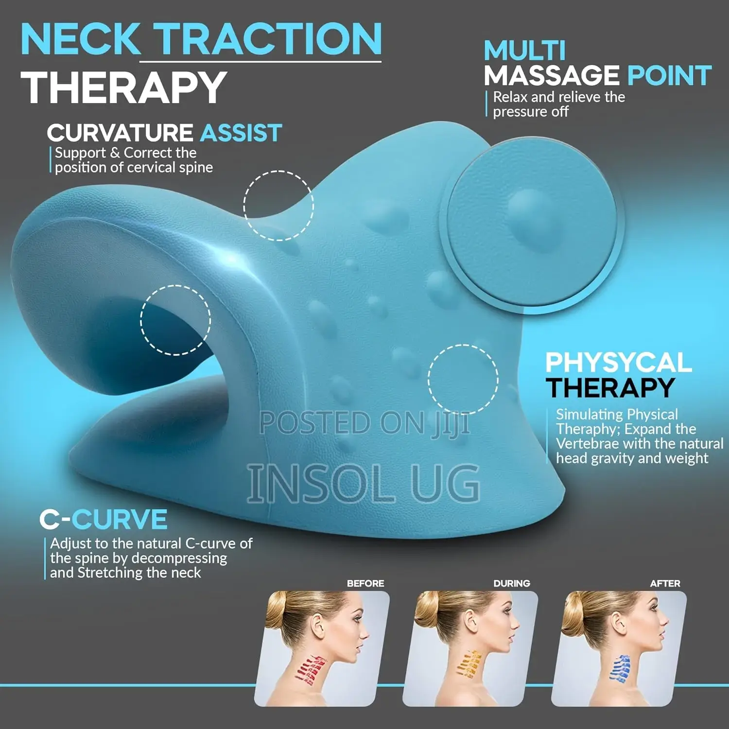 Neck Stretcher Cervical Traction, Neck and Shoulder Relaxer