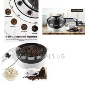 Professional Home Coffee Bean Roaster With Transparent Lid -Multicolor