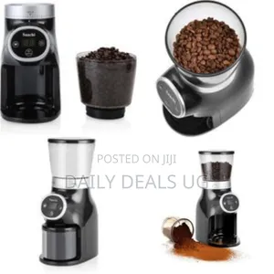 Saachi Electric Burr Coffee Grinder With Adjustable Settings