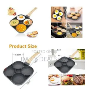 Multi-Compartment Non-Stick Frying Pan for Breakfast More