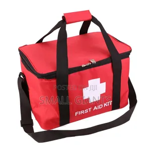 Portable Red First Aid Kit Bag