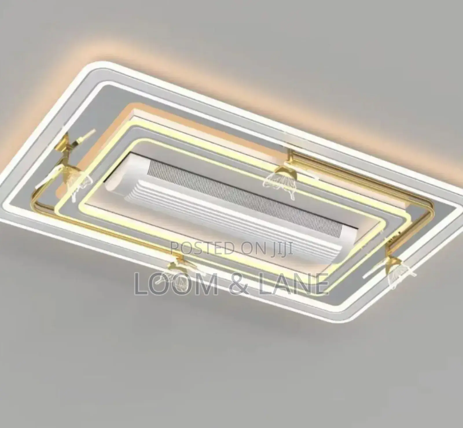 Modern Ceiling Bladeless Fan Chandelier