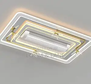 Modern Ceiling Bladeless Fan Chandelier