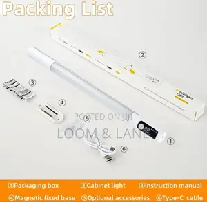 Motion Sensor Rechargeable Cabinet Light Bar