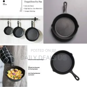 Pre-Seasoned Heavy Duty Cast Iron Skillet / Frying Pan - Multicolor