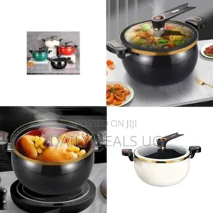 Versatile Non-Stick Multi-Functional Cooking Pot - Multicolor