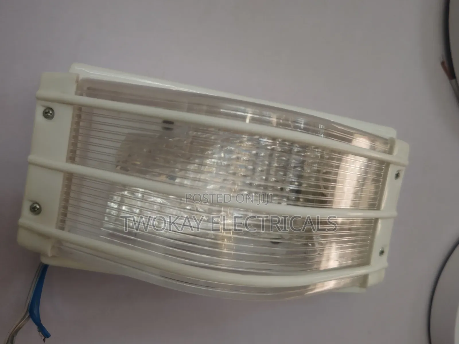 White Bulk Head Security Light