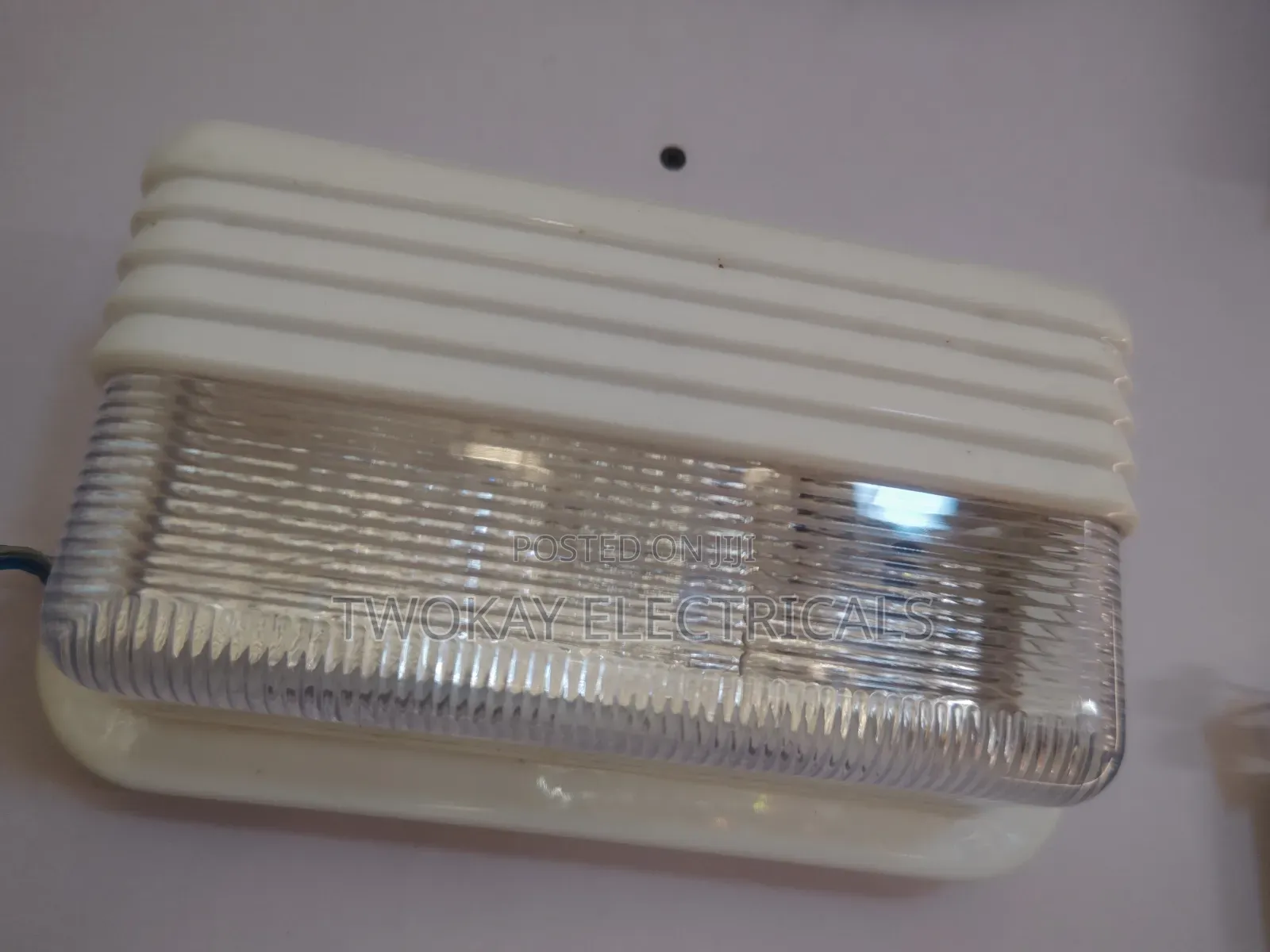 White Bulk Head Security Light