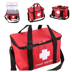 Portable Red First Aid Kit Bag