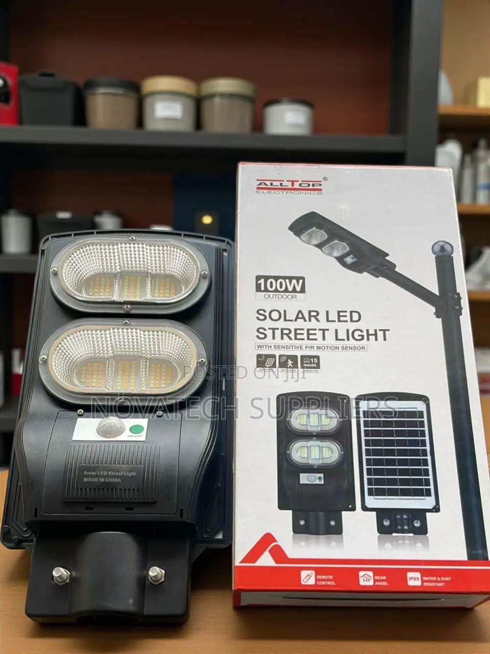 100w All-Top Led Solar Street Light